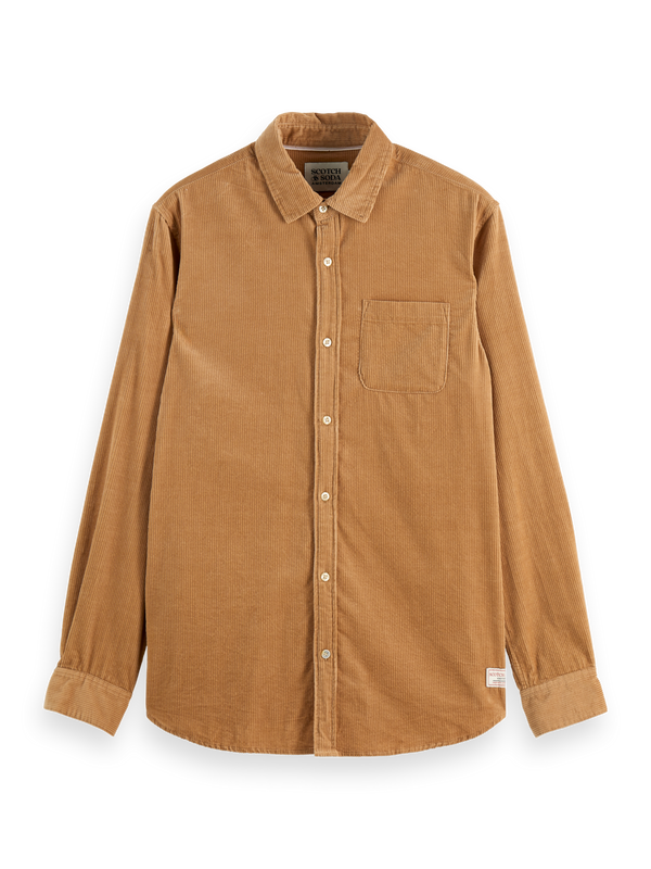 Regular-Fit Corduroy Shirt