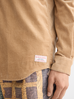 Regular-Fit Corduroy Shirt