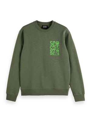 Sweat-shirt avec logo poitrine gauche