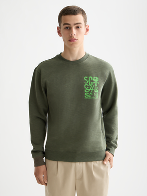 Sweat-shirt avec logo poitrine gauche