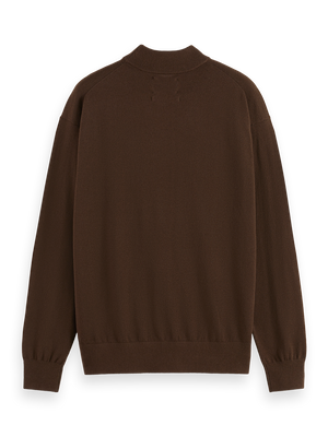 Seasonal Essentials — Dropped Shoulder Mock Neck Pullover