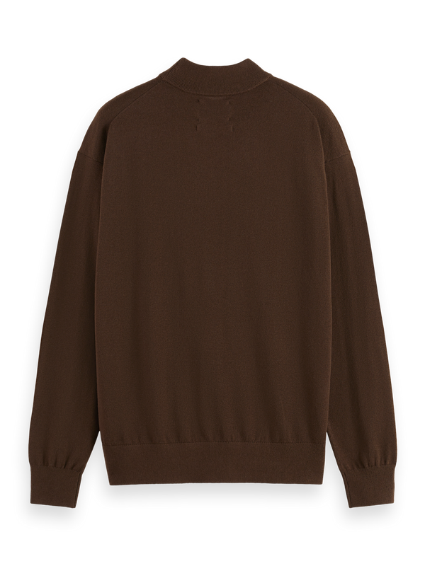 Seasonal Essentials — Dropped Shoulder Mock Neck Pullover