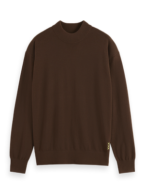Seasonal Essentials — Dropped Shoulder Mock Neck Pullover