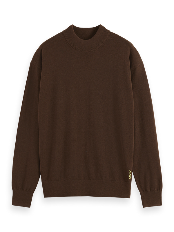 Seasonal Essentials — Dropped Shoulder Mock Neck Pullover