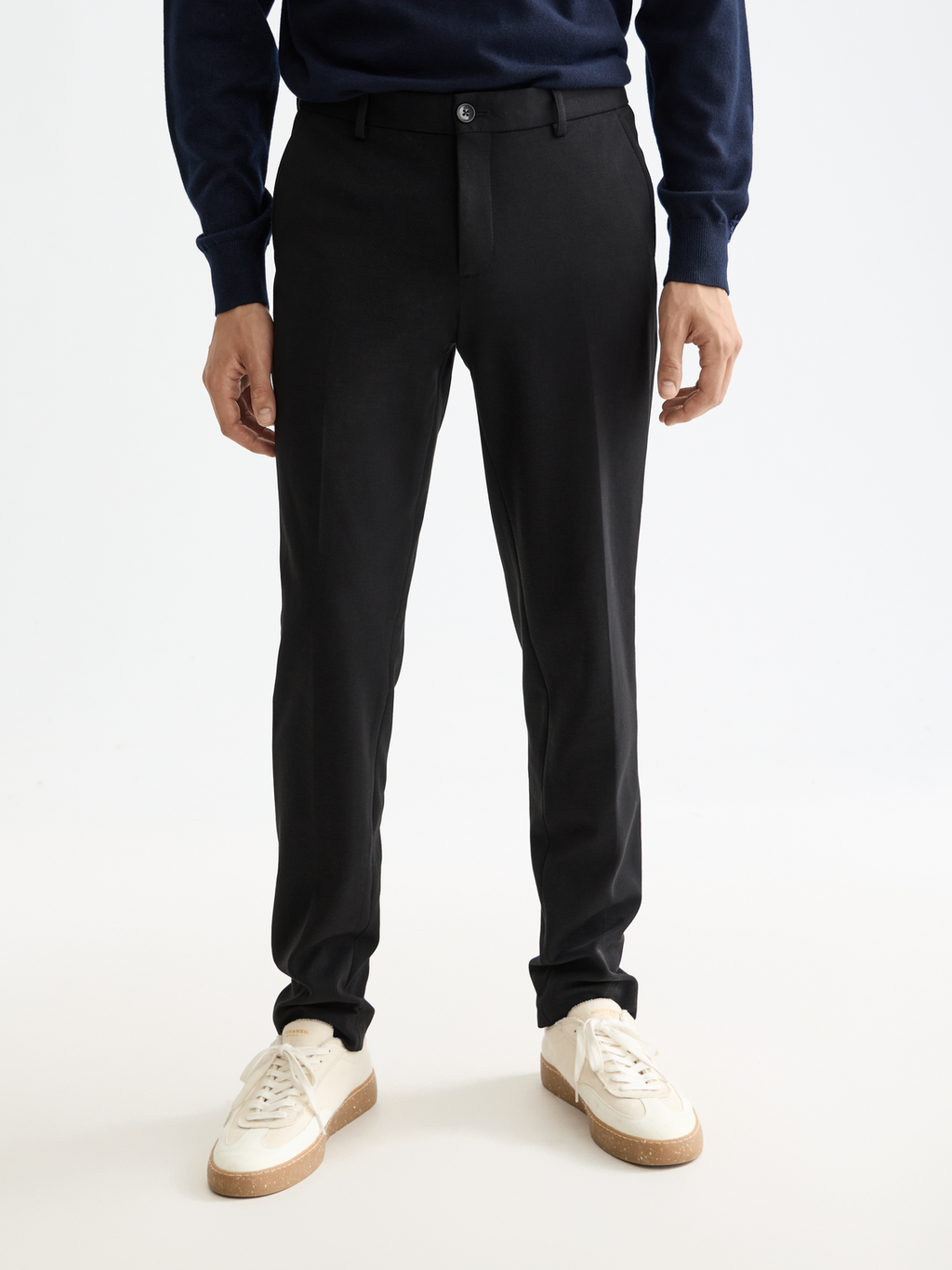 Essentials —  Mott Tailored Knitted Yarn Dyed Chino