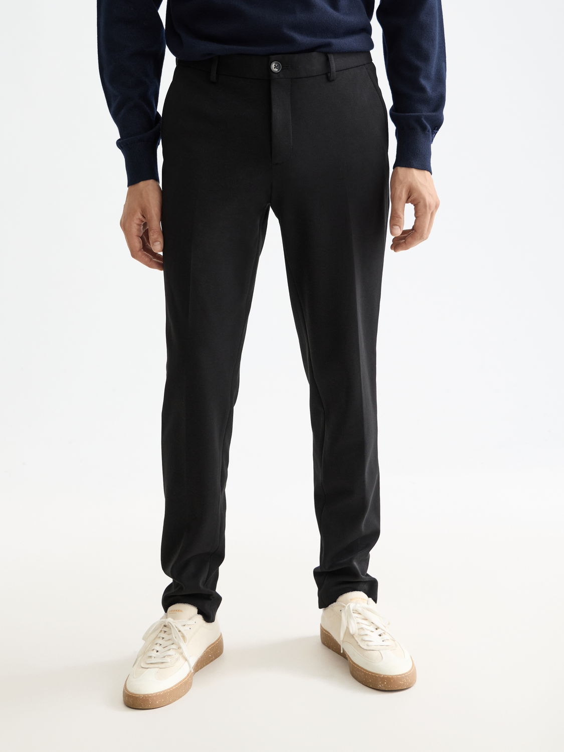 Essentials —  Mott Tailored Knitted Yarn Dyed Chino
