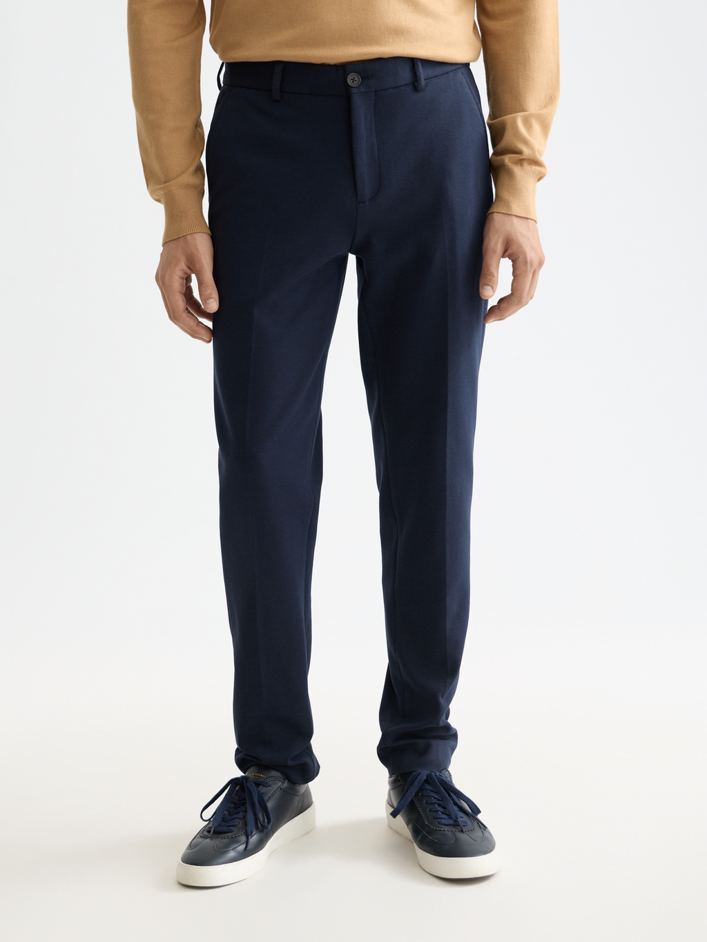 Essentials —  Mott Tailored Knitted Yarn Dyed Chino