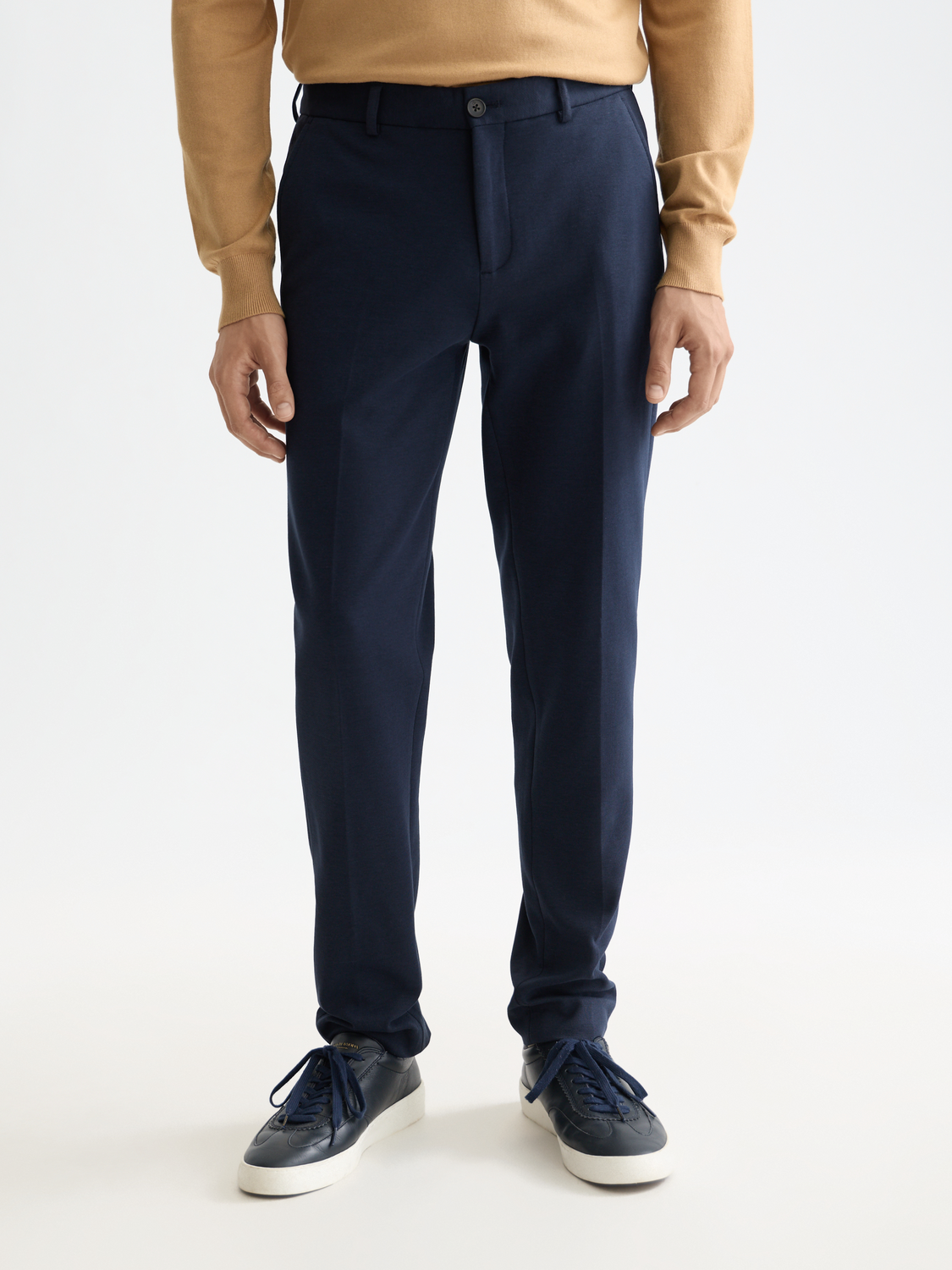 Essentials —  Mott Tailored Knitted Yarn Dyed Chino