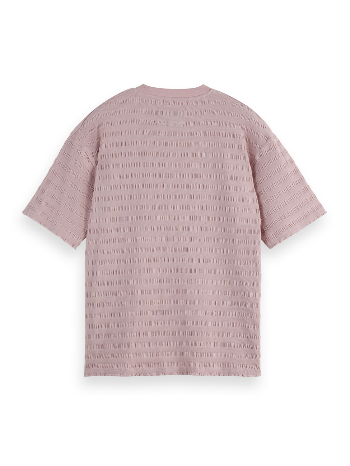 Relaxed-Fit Horizonal Textured T-Shirt