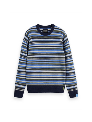 Soft Knit Striped Regular Fit Pullover
