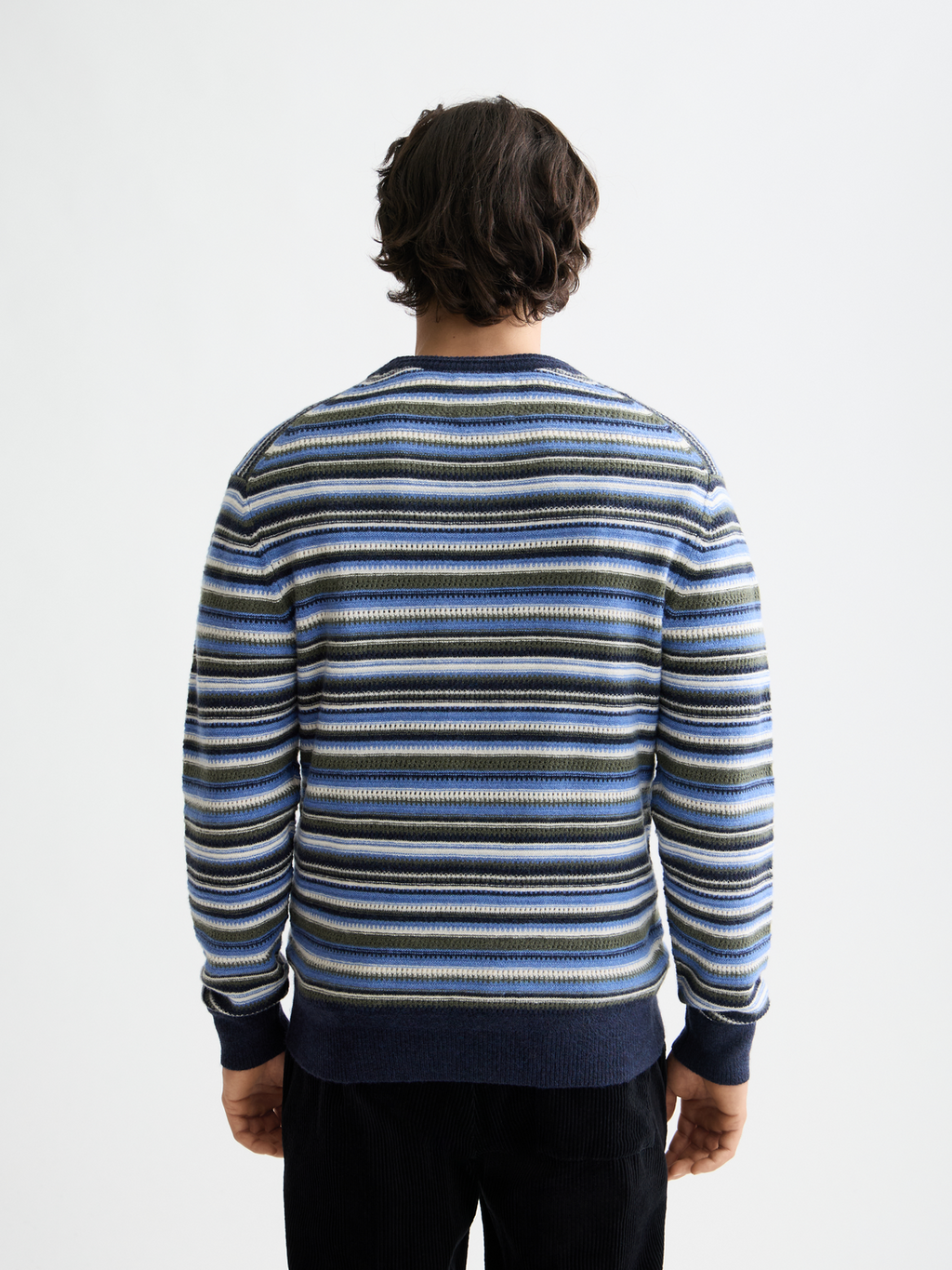 Soft Knit Striped Regular Fit Pullover