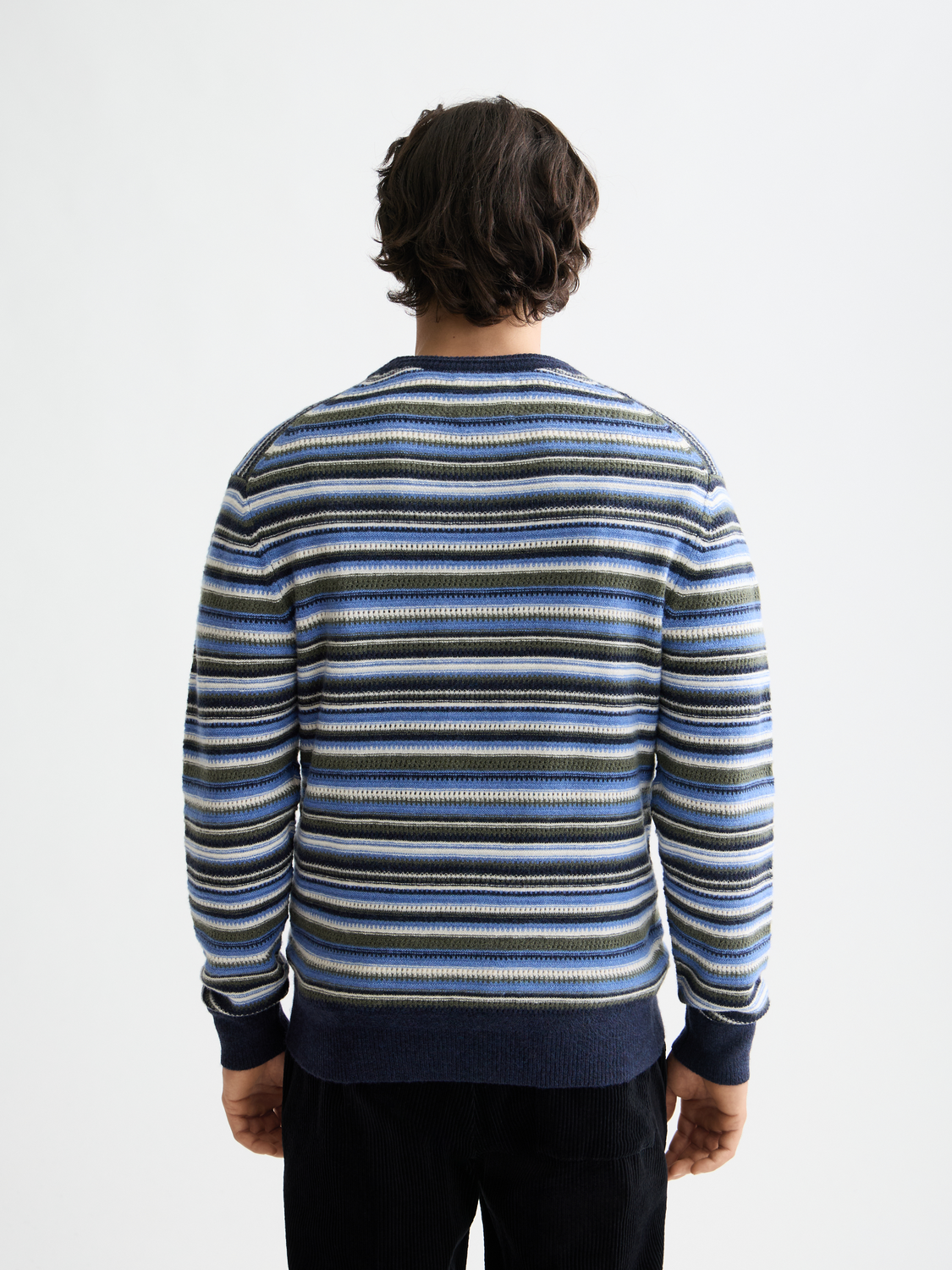 Soft Knit Striped Regular Fit Pullover