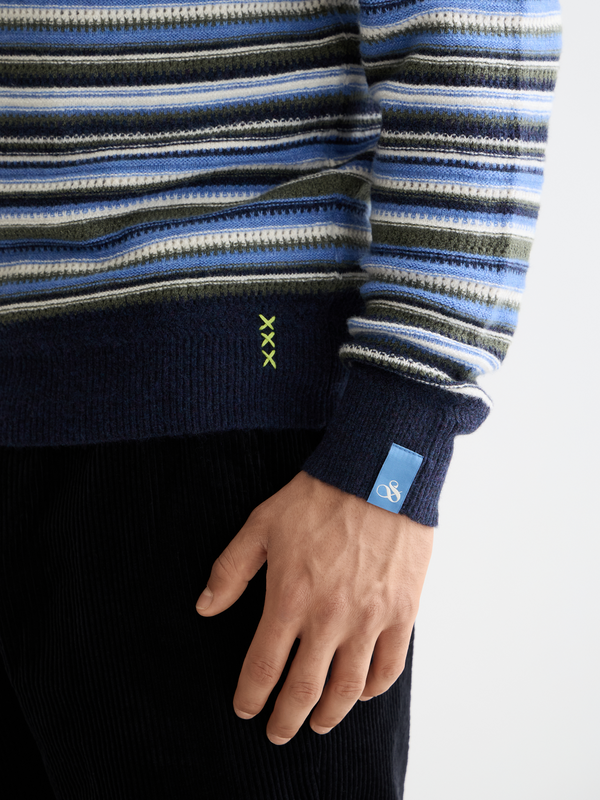Soft Knit Striped Regular Fit Pullover