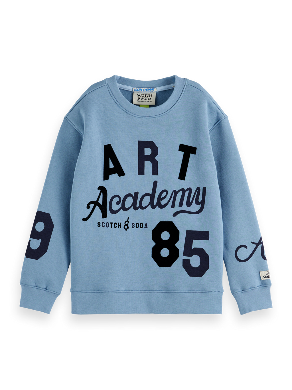 Loose-Fit Placed Artwork Sweatshirt