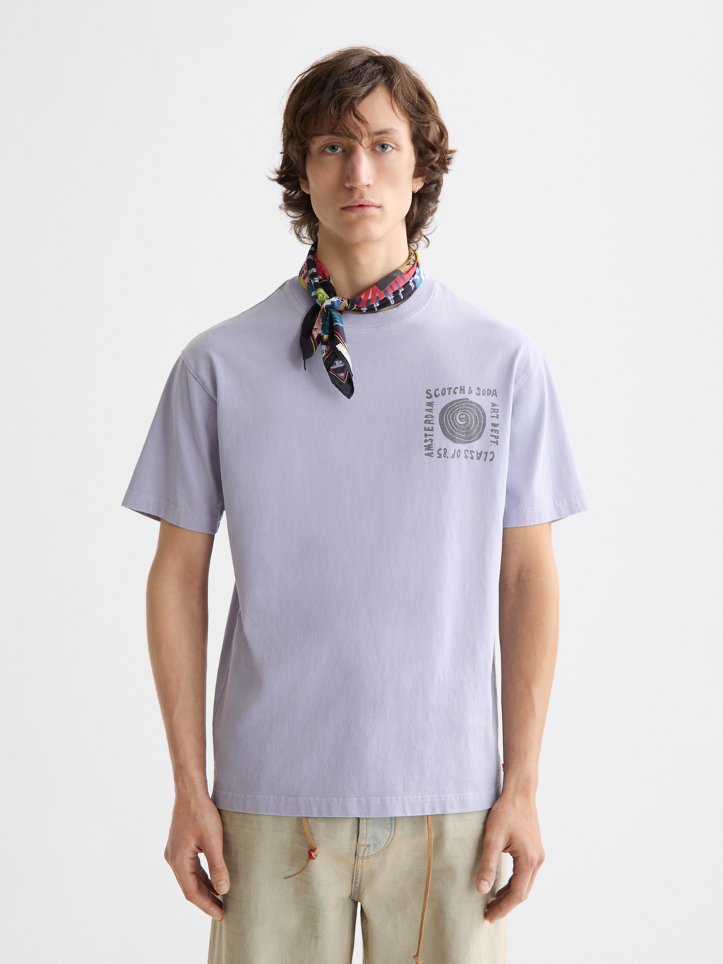Relaxed-Fit Washed Artwork T-Shirt