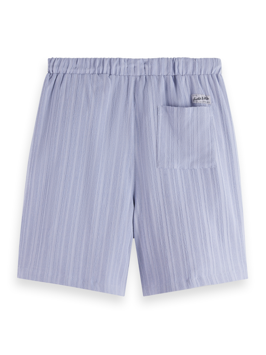 Fave - Tonal Striped  Regular Fit Bermuda Shorts