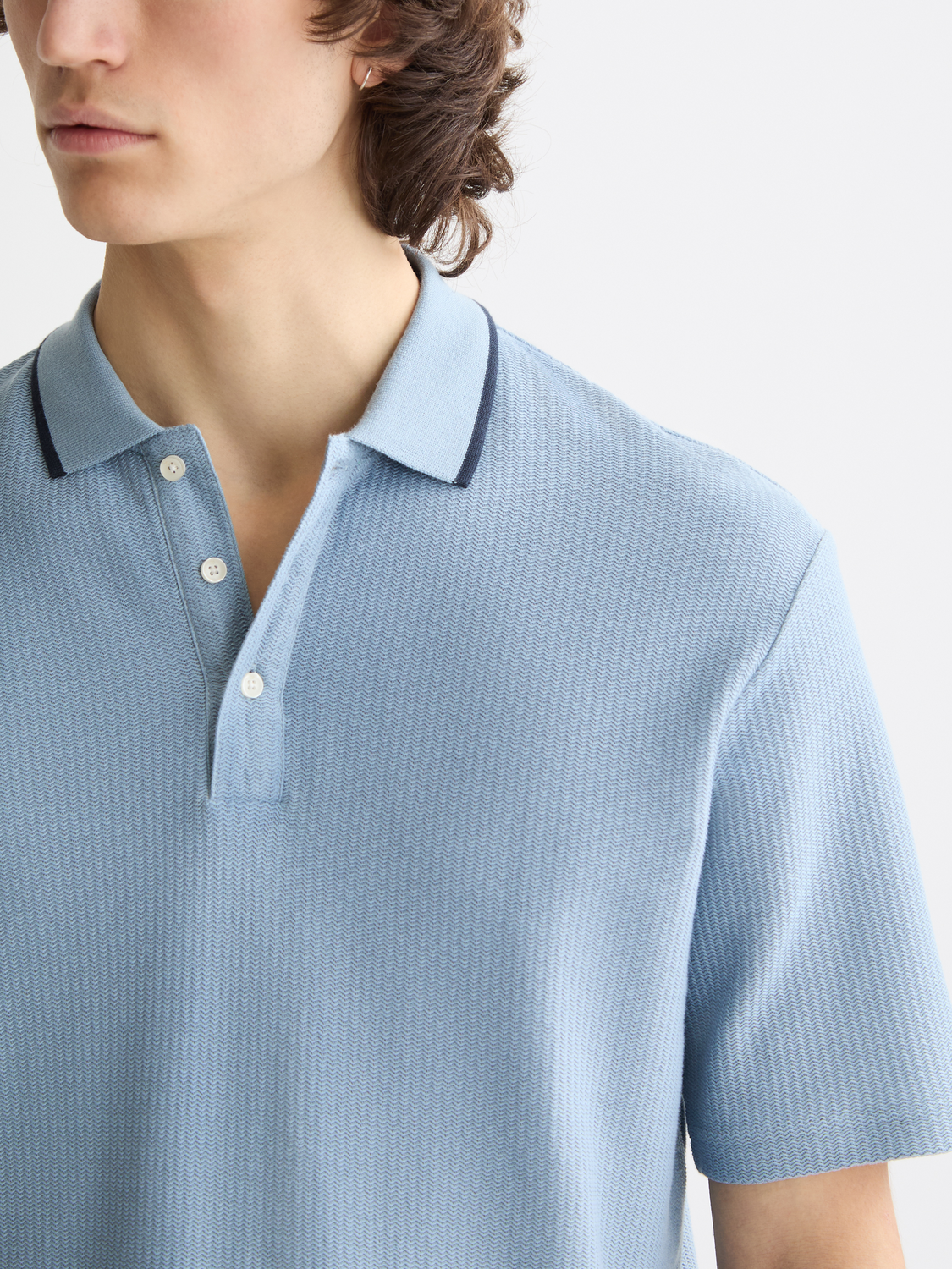 Relaxed-Fit Structured Polo