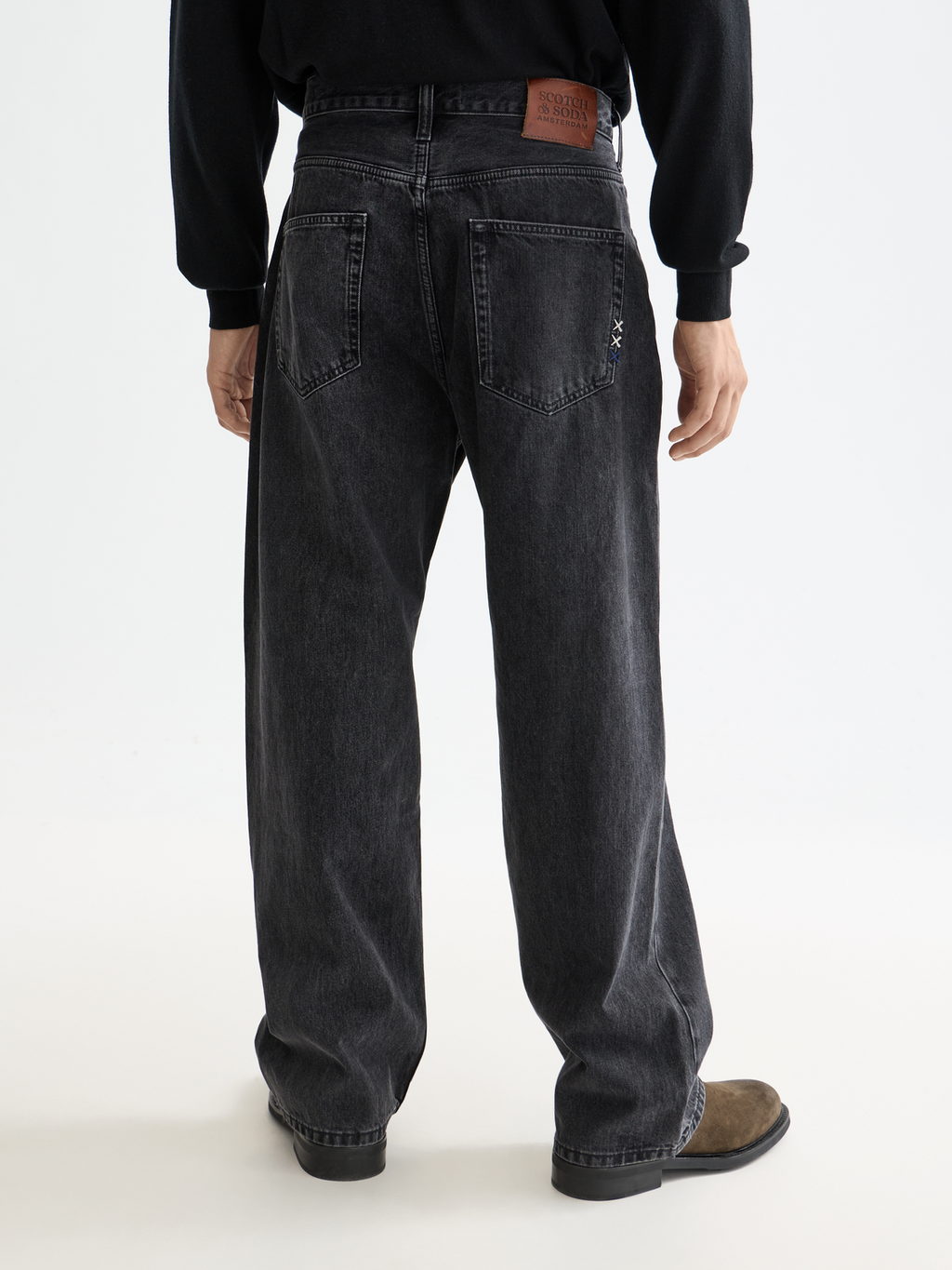 Core The Pitch Loose Fit Jeans — Black Buzz