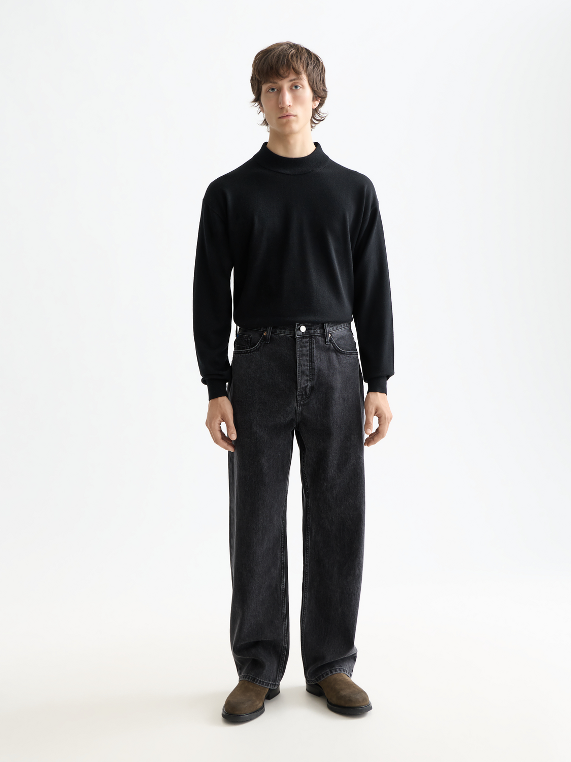 Core The Pitch Loose Fit Jeans — Black Buzz