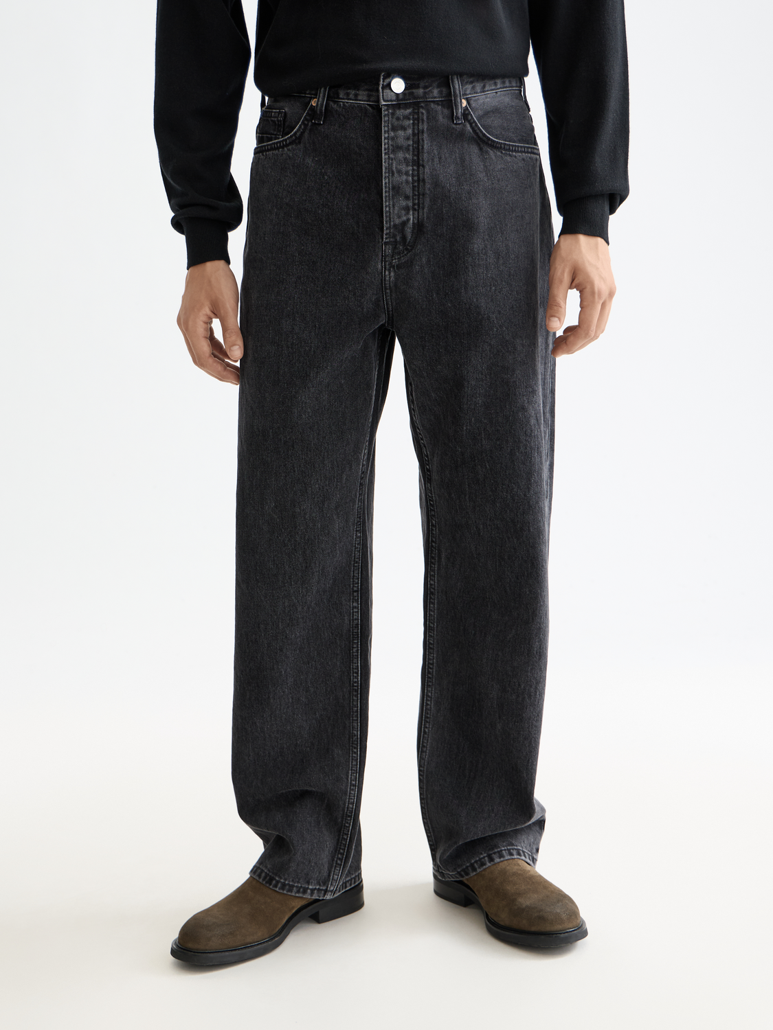 Core The Pitch Loose Fit Jeans — Black Buzz