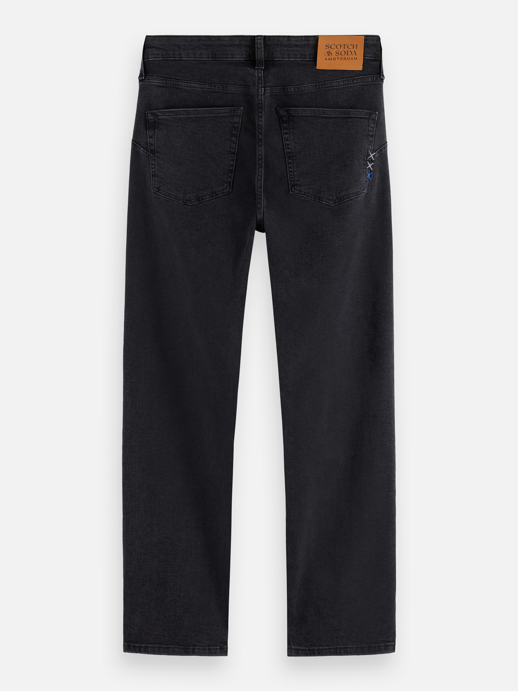 Essentials —  The Zee straight jeans — City Black