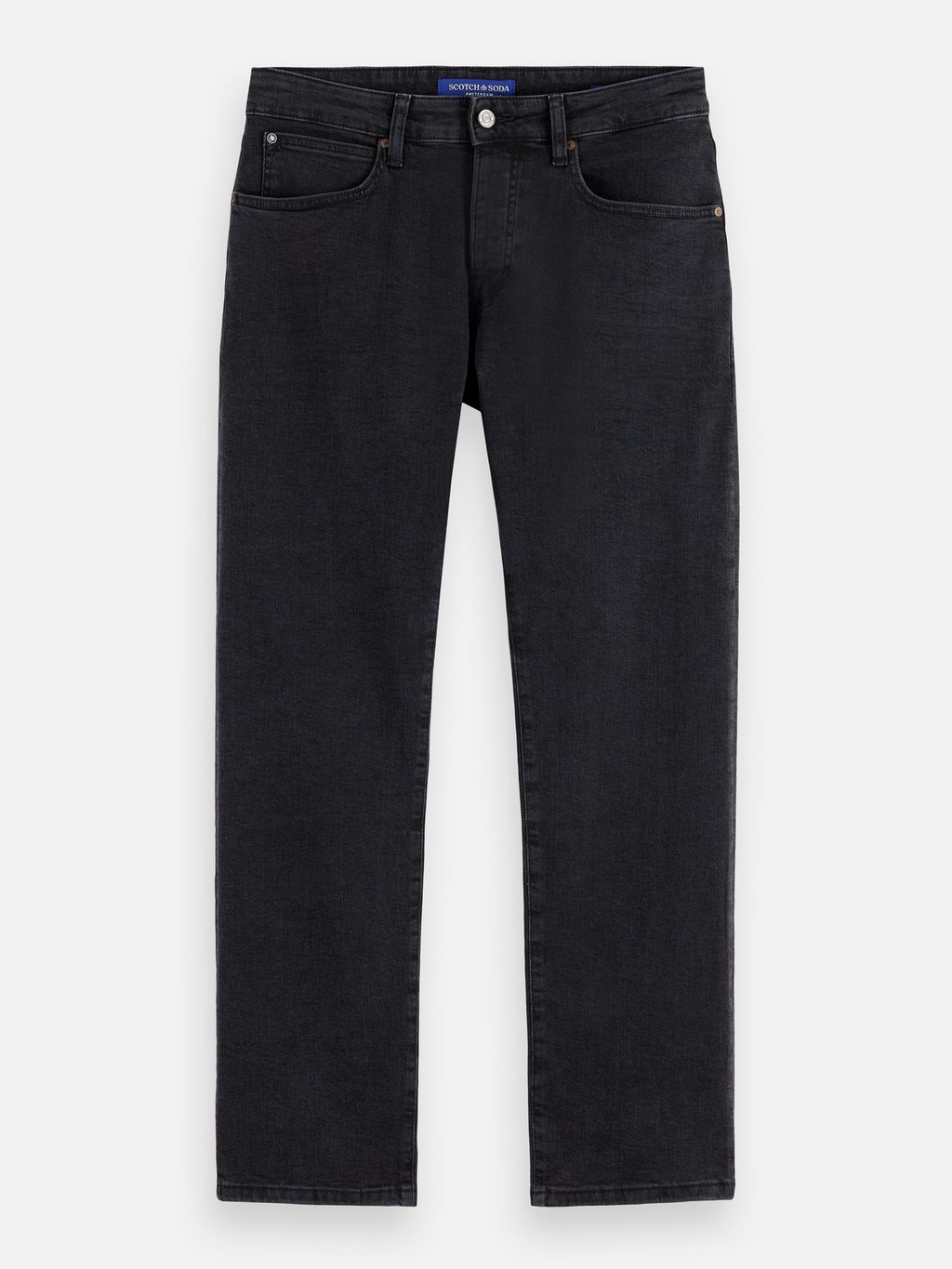 Essentials —  The Zee straight jeans — City Black