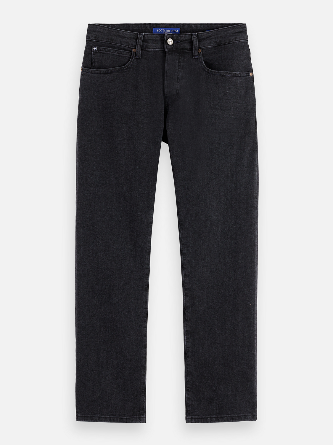 Essentials —  The Zee straight jeans — City Black