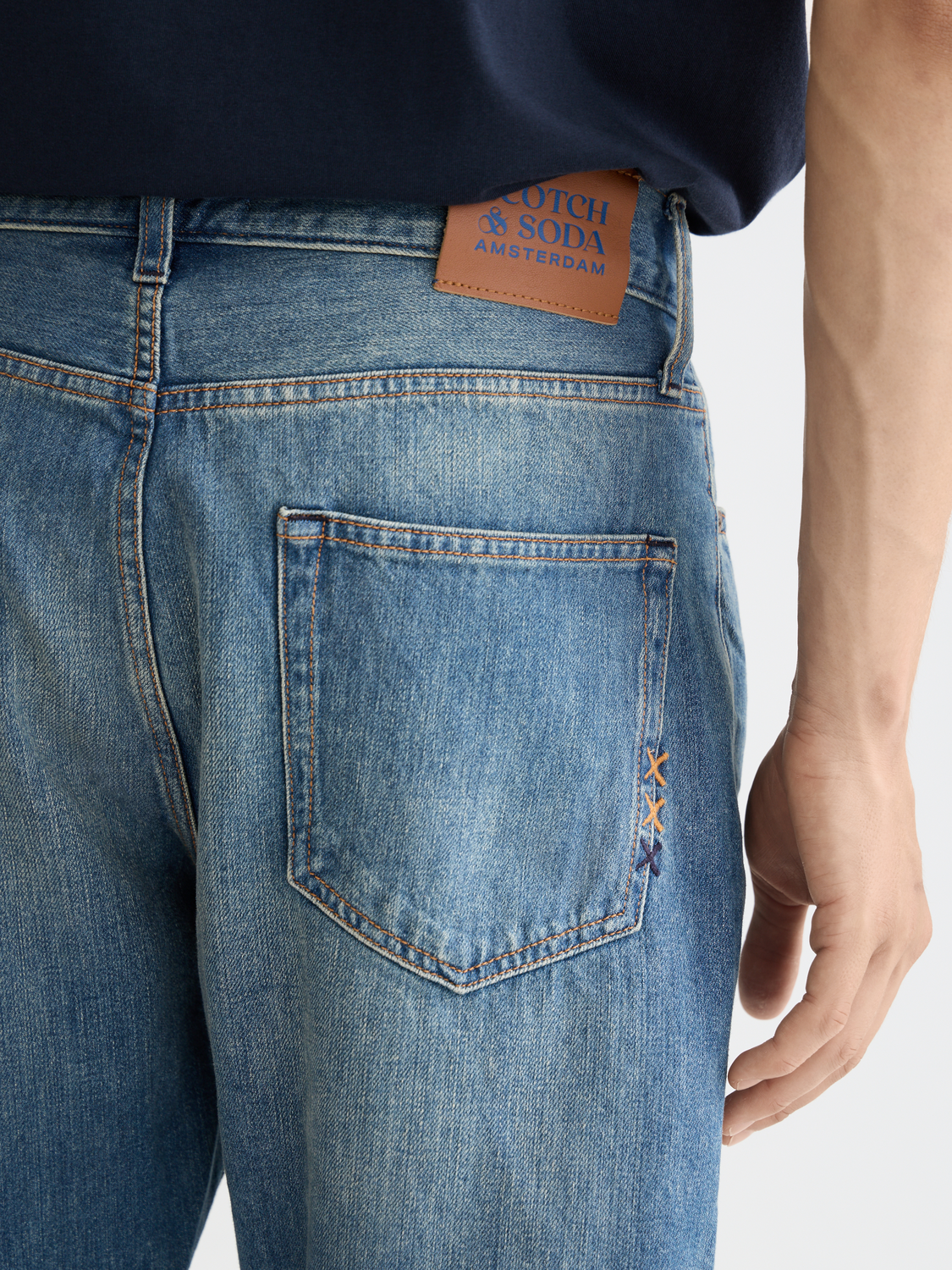 Essentials —  Dean Loose Tapered Jean — Blue Nights
