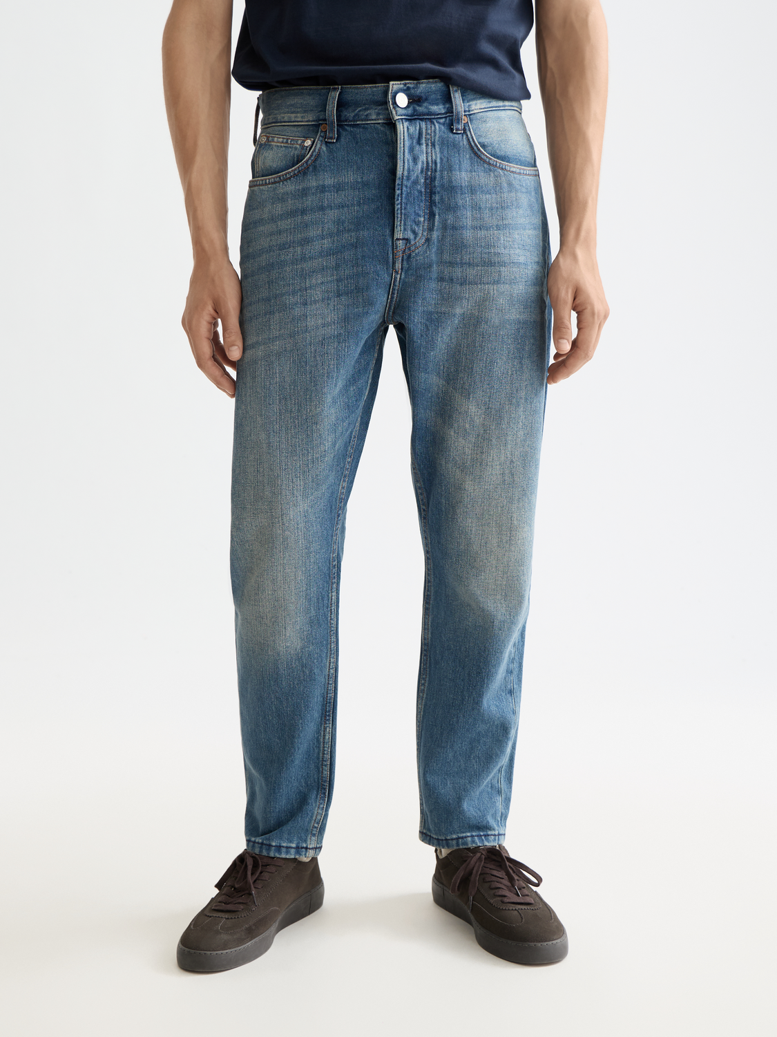 Essentials —  Dean Loose Tapered Jean — Blue Nights