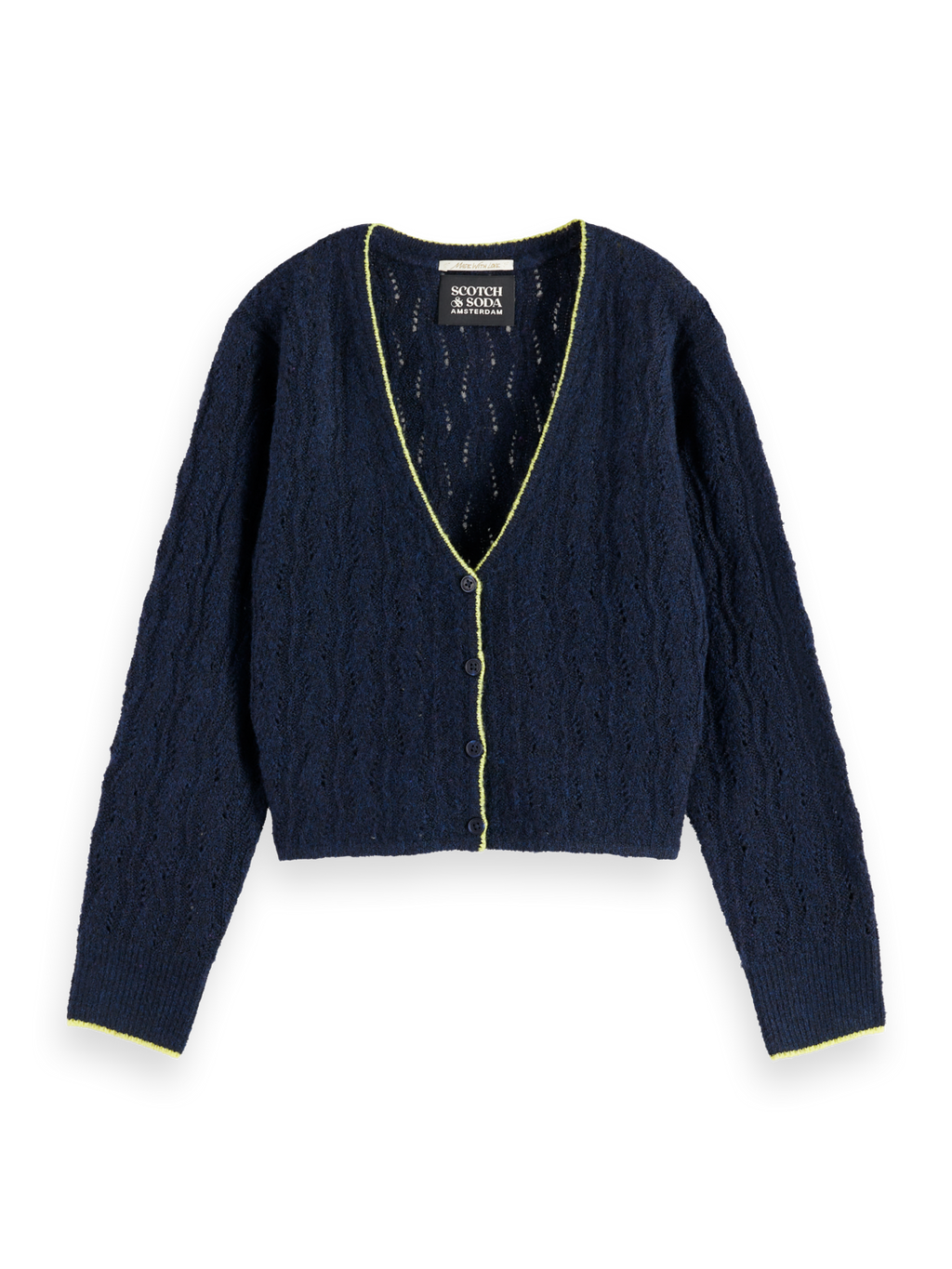 Gilet ajouré léger en tricot