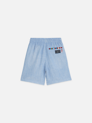 Boys' Cotton Chambray Pullon Shorts