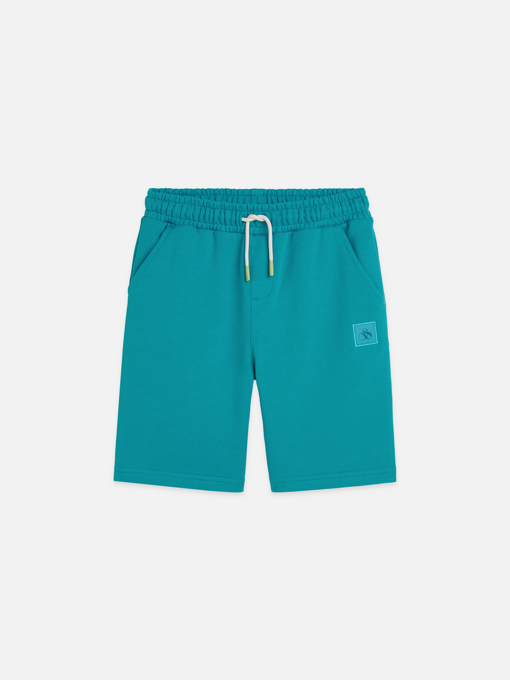 Sweatshorts mit saisonalem Kernlogo-Badge und normaler Passform