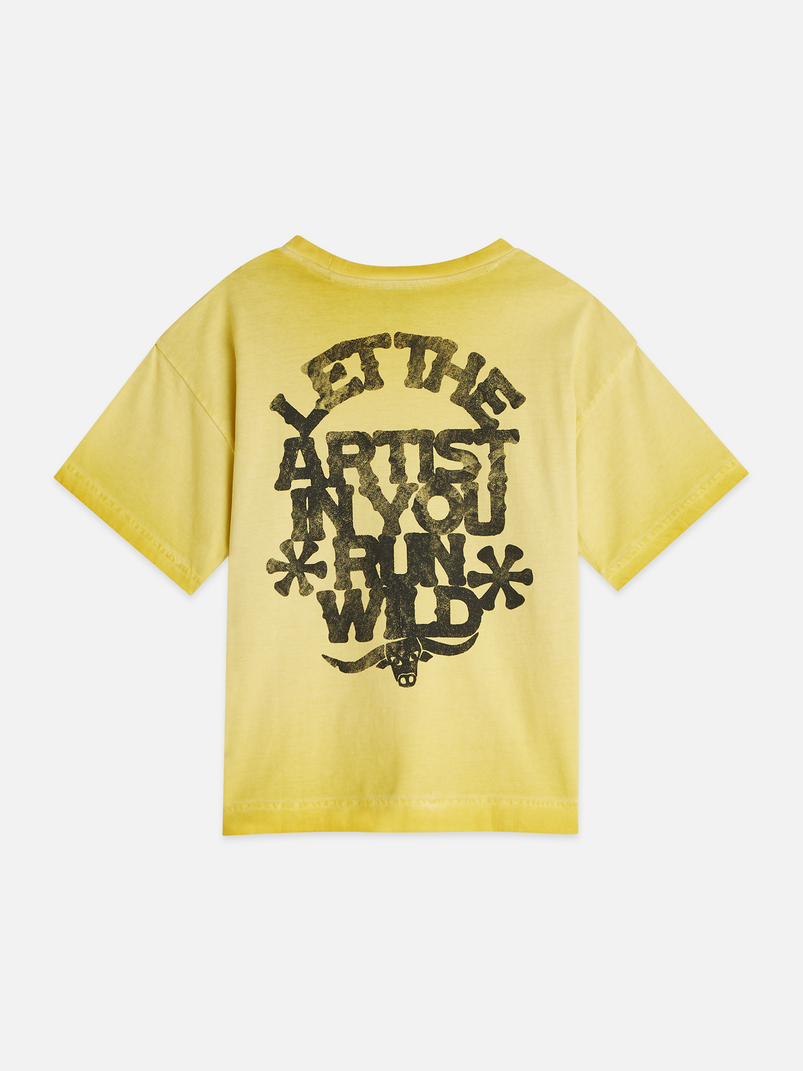 Front And Back Artwork Loosefit Garmentdyed Tshirt