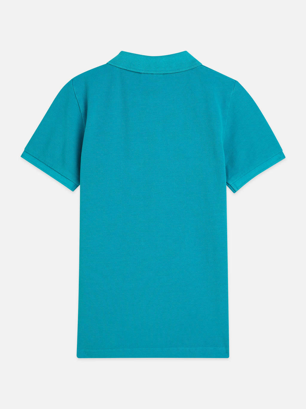 Polohemd aus stückgefärbtem Piqué mit saisonaler Logostickerei