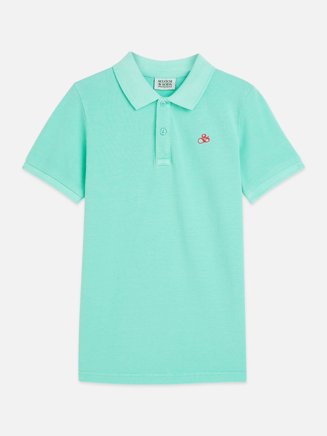 Seasonal Core Chest Embroidery Pique  Garmentdyed Polo