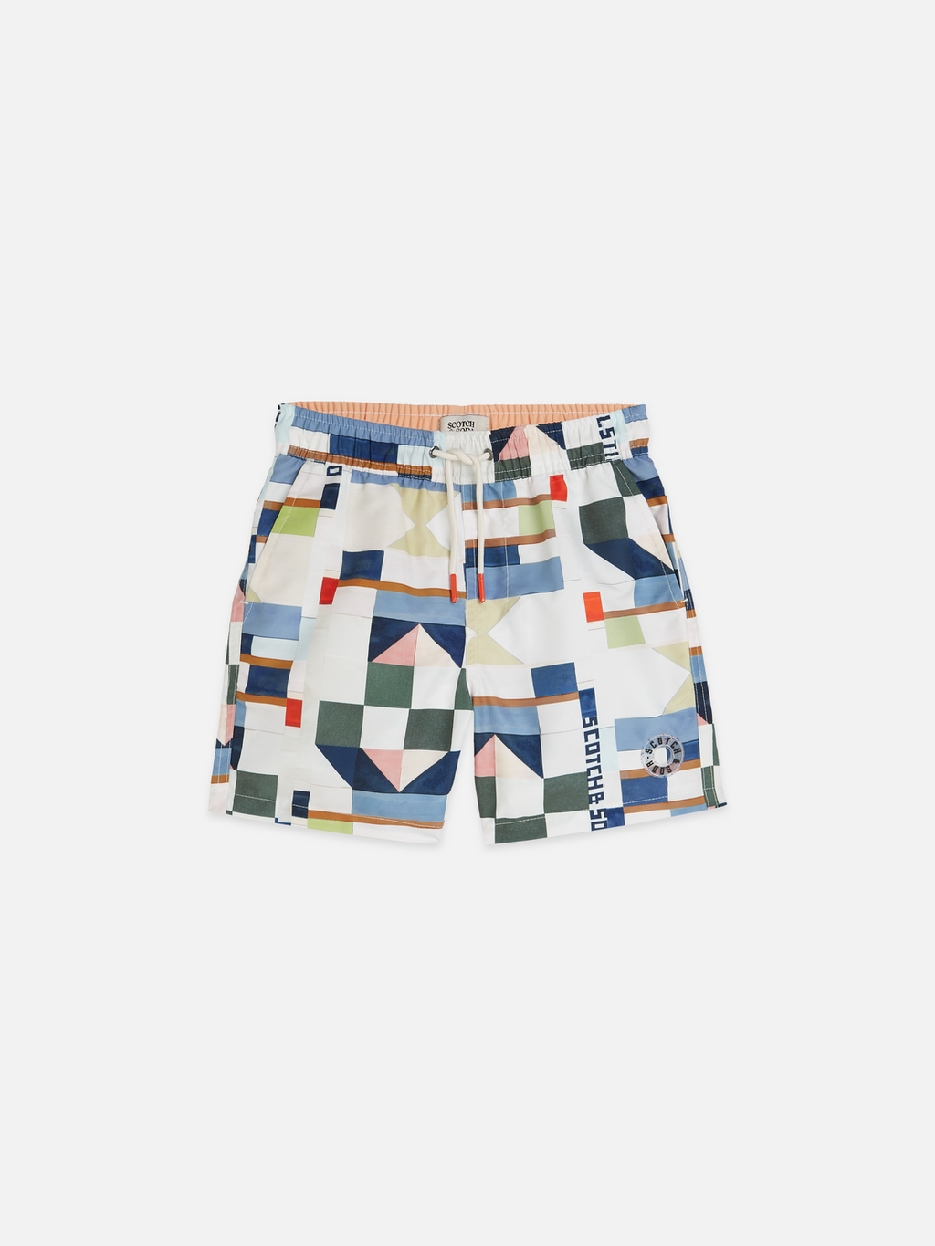 Short de bain mi-long imprimé