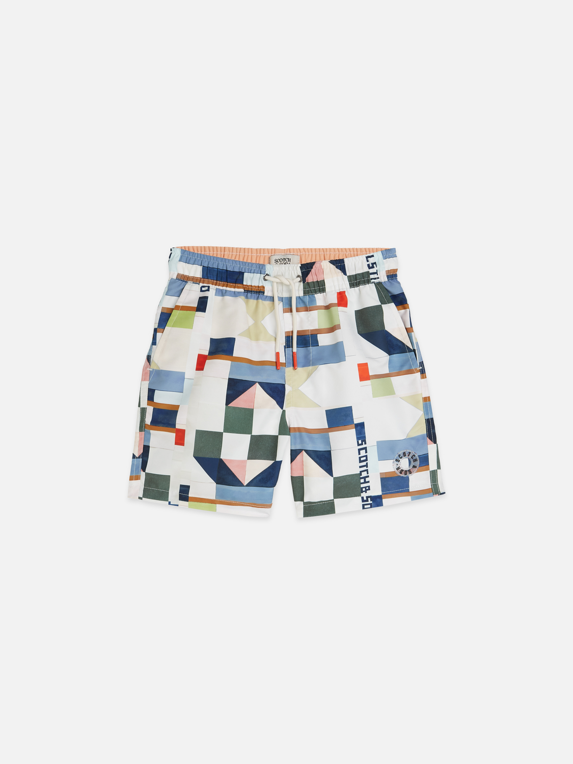 Short de bain mi-long imprimé