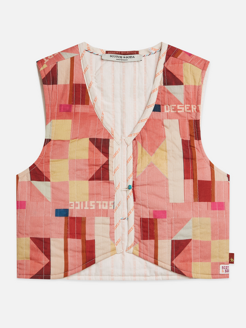 Gilet réversible pour filles