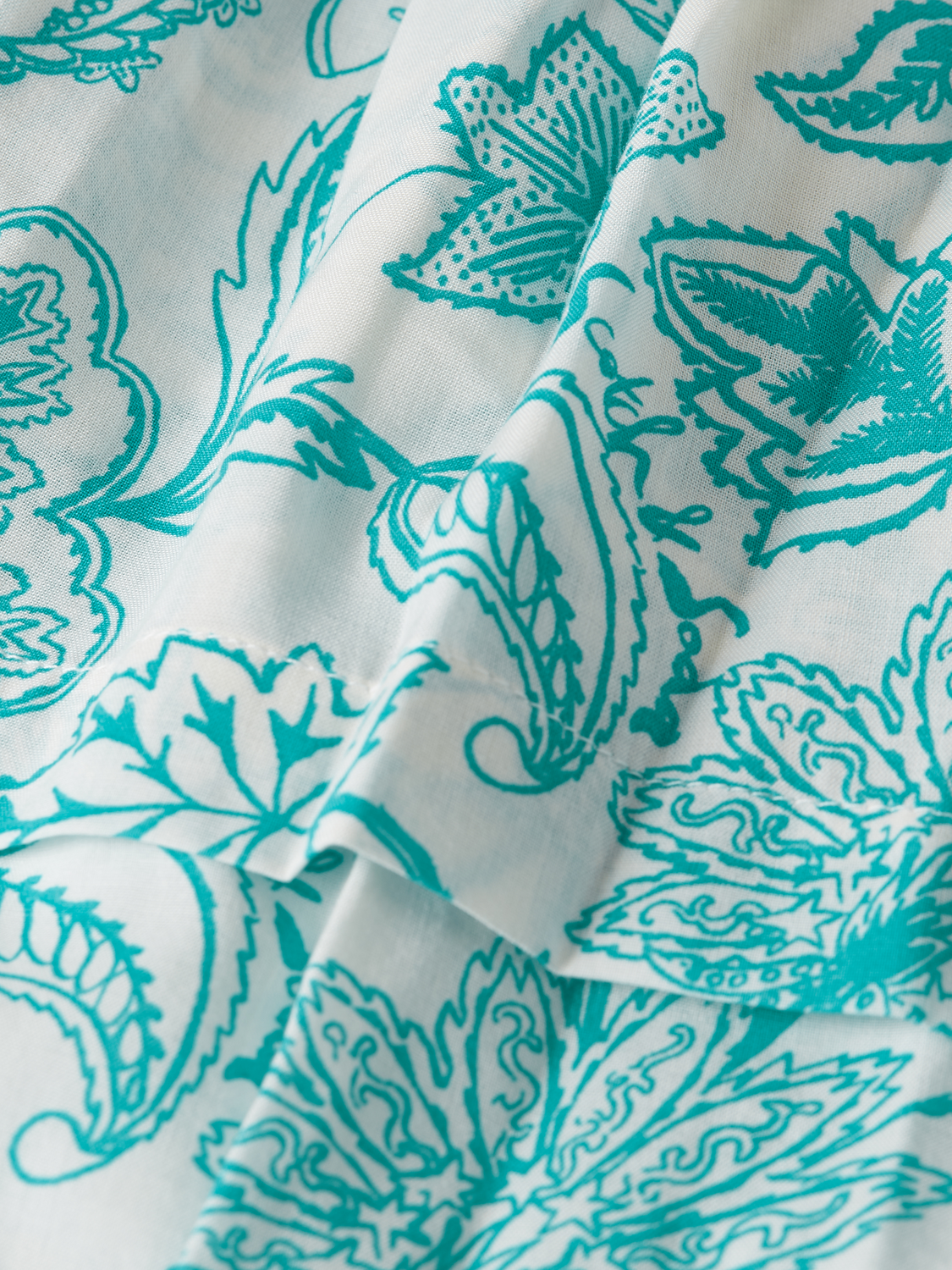 Printed Cotton Modal Ruffle Skirt