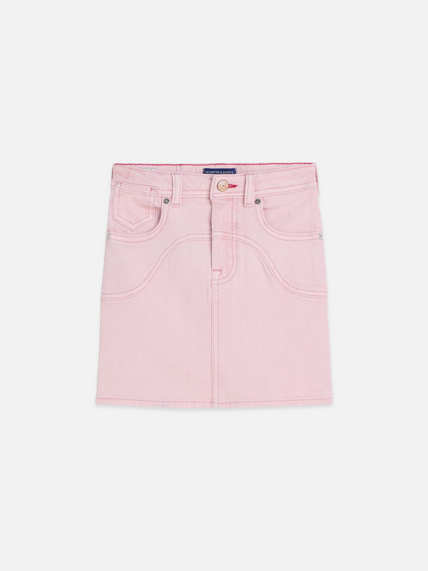 Girls' Denim Mini Skirt