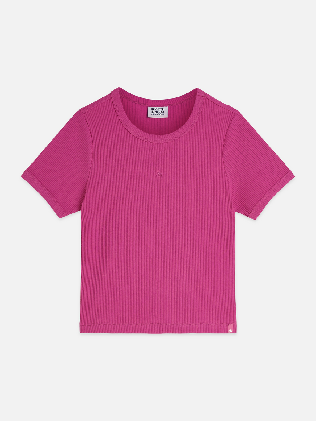 T-shirt côtelé slim fit saisonnier