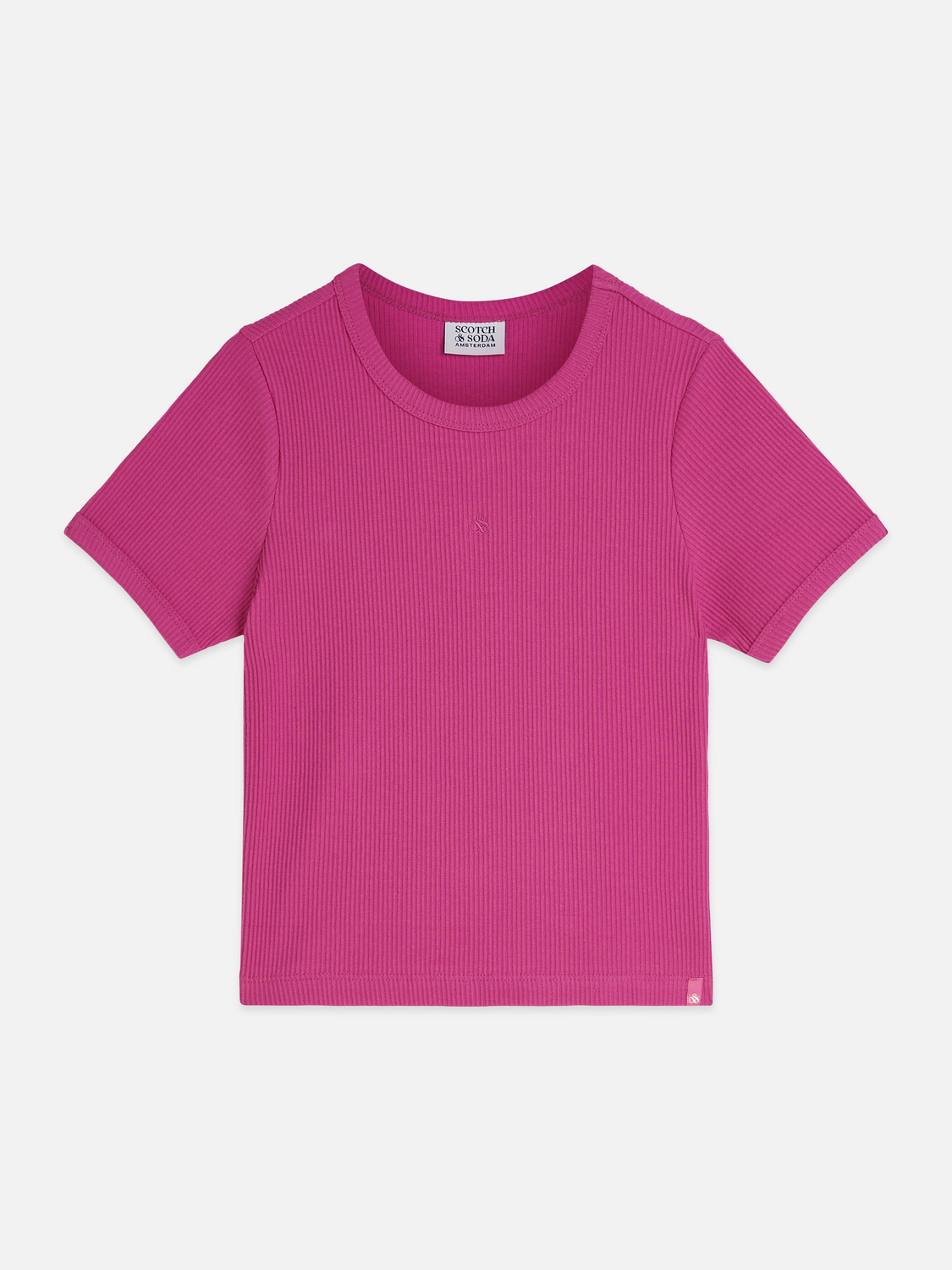 T-shirt côtelé slim fit saisonnier