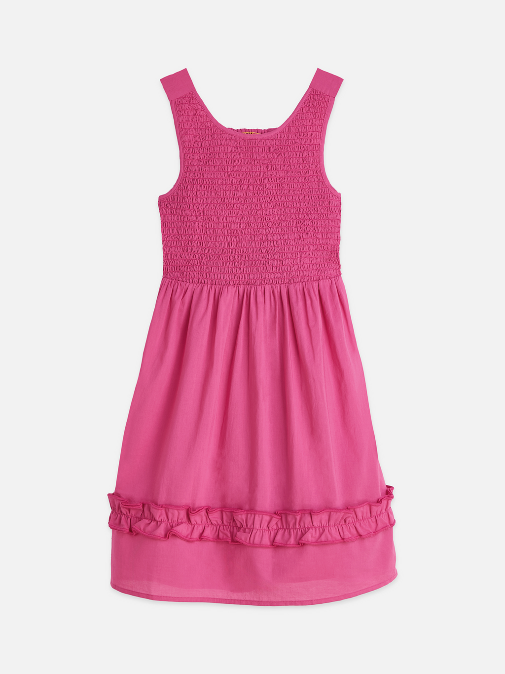 Girls' Smocked Top Cotton Dress