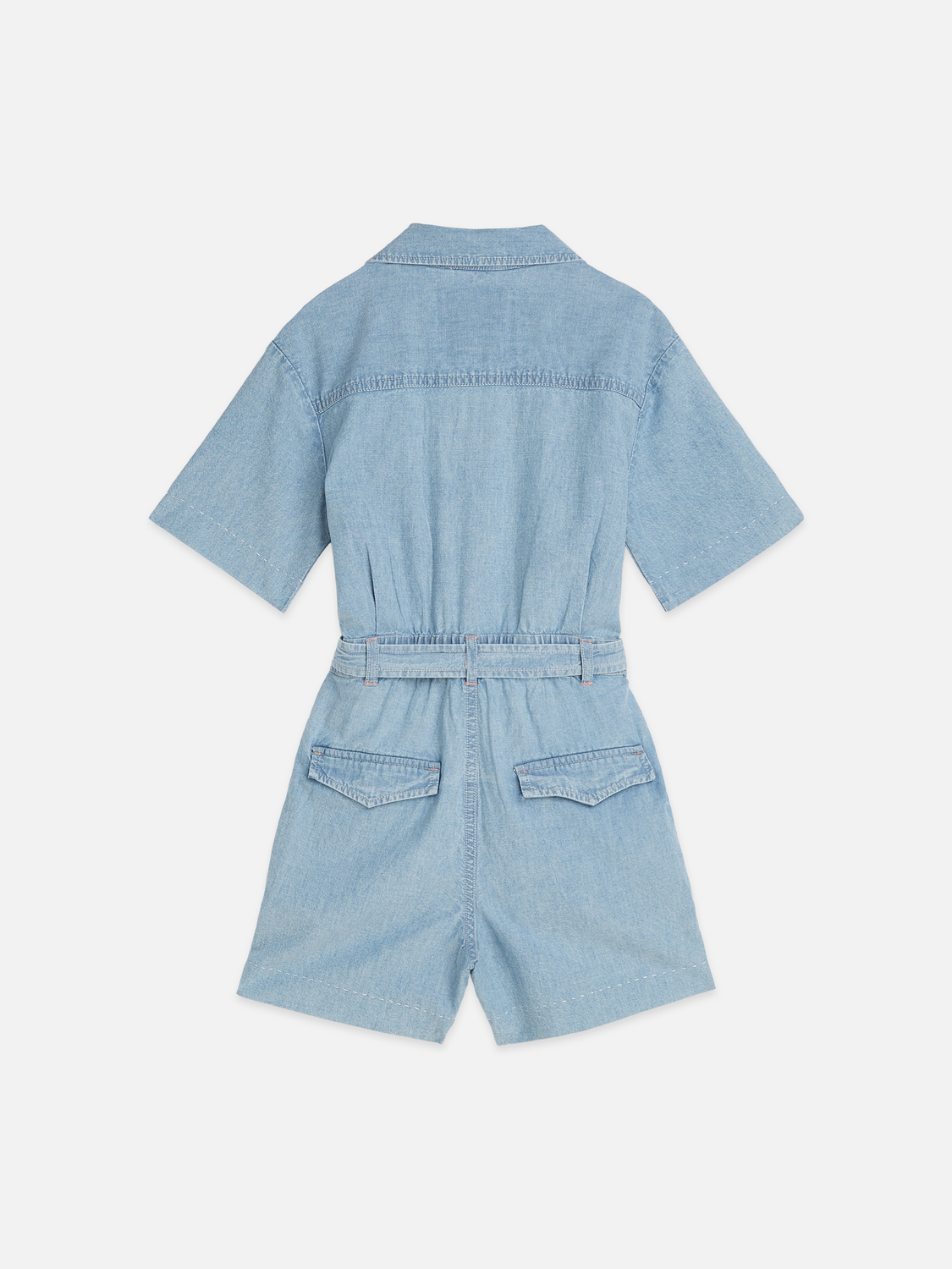 Leichter Chambray-Playsuit