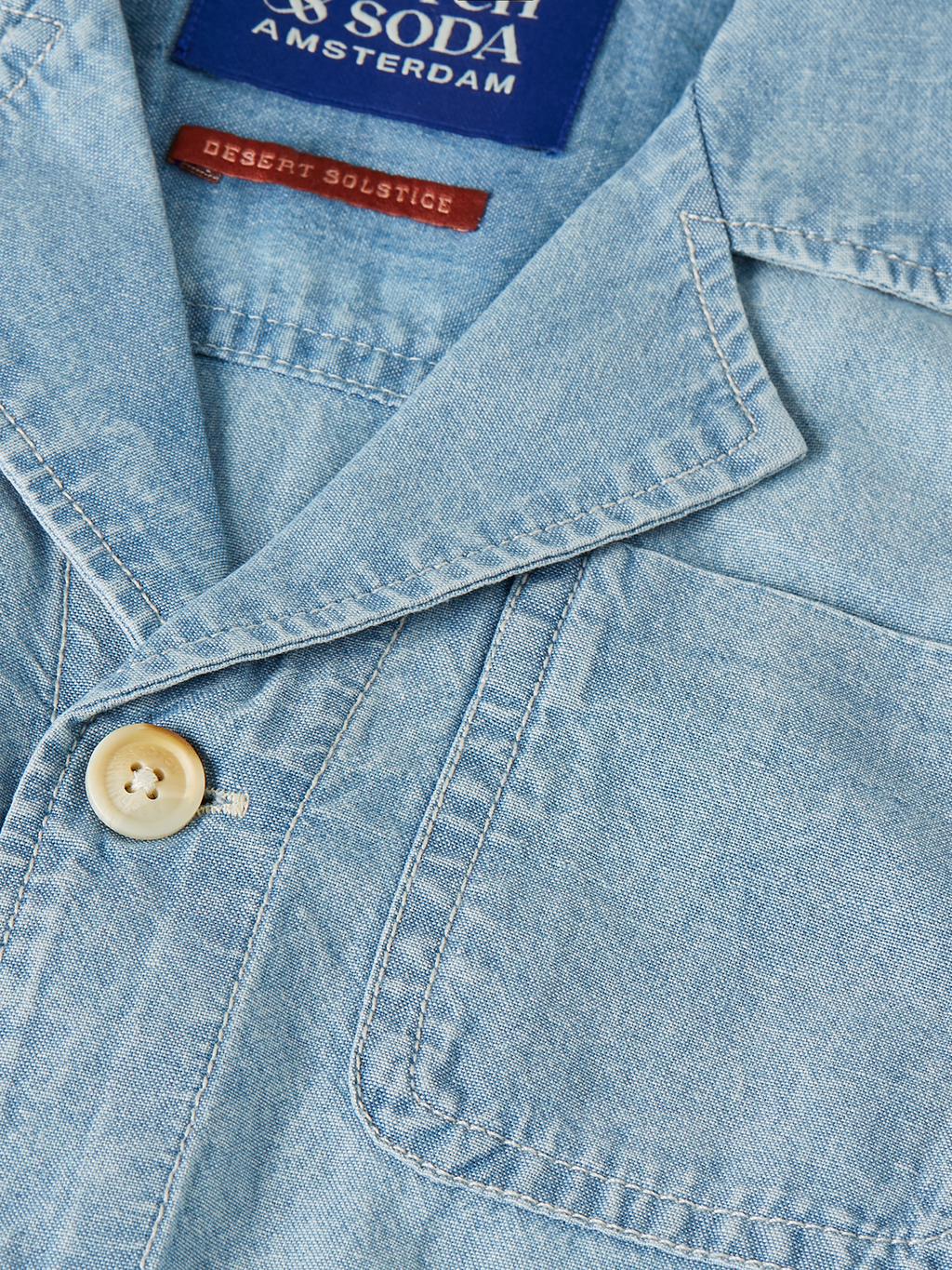 Lightweight Chambray Playsuit