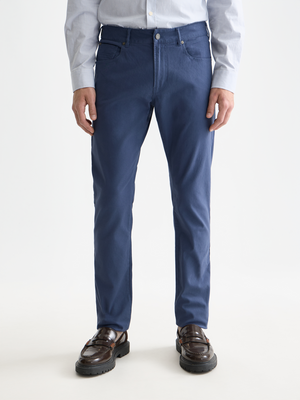 Pantalon 5 poches en twill de coton stretch Ralston