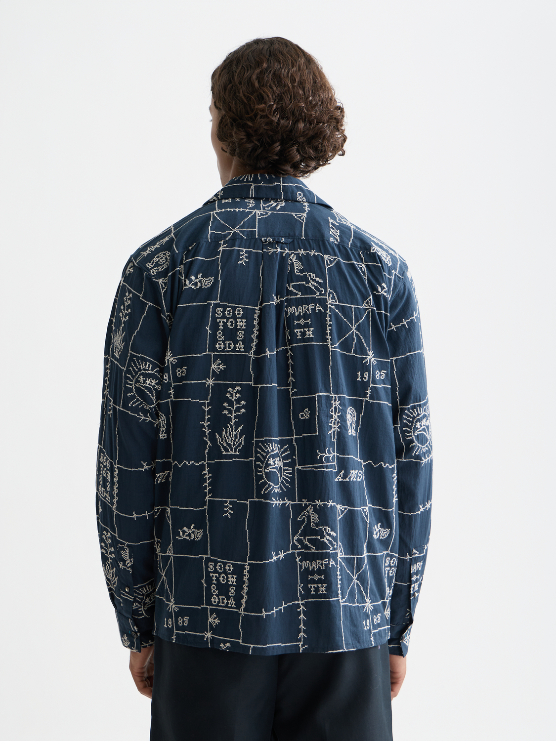 Allover Embroidered Shirt