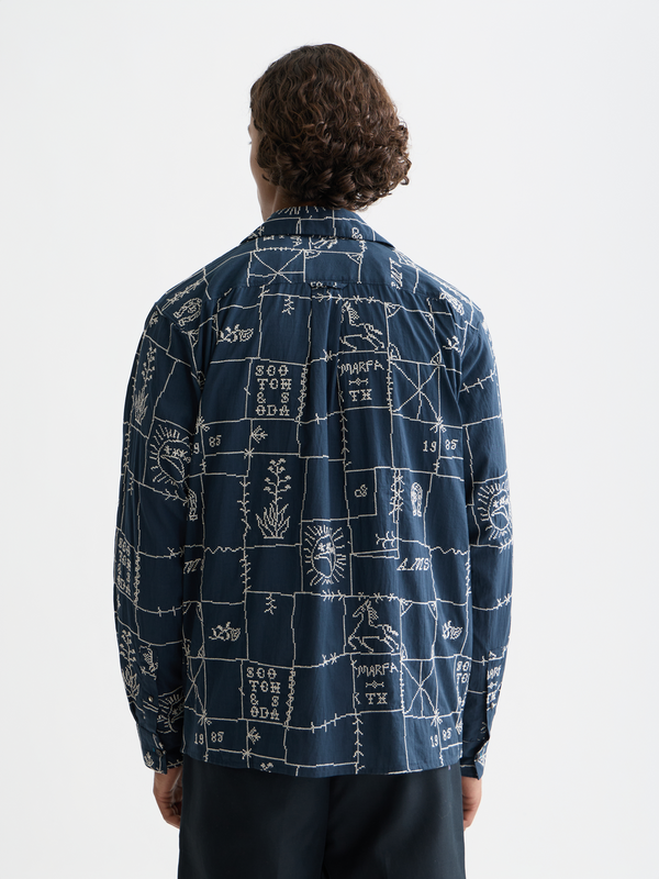 Allover Embroidered Shirt