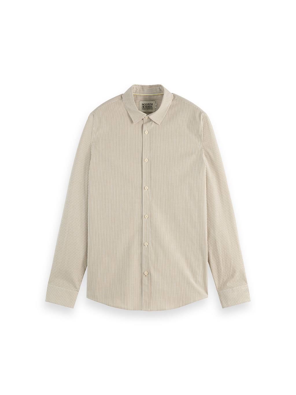 Striped Slim-Fit Poplin Shirt