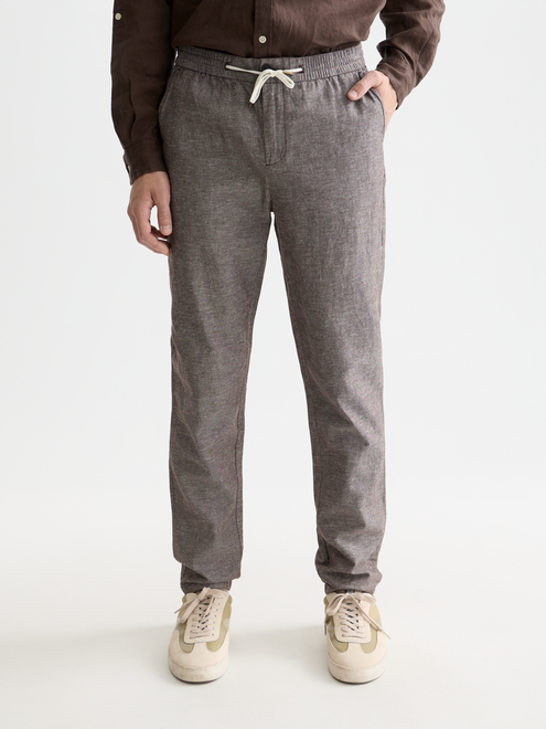 Saisonale Core Warren Baumwoll-Leinen-Jogginghose